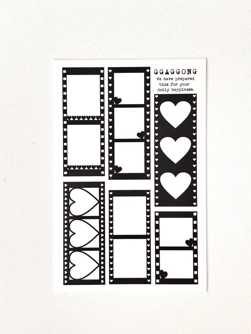 [GGAGGONG] Heart Film PET ALL Color
