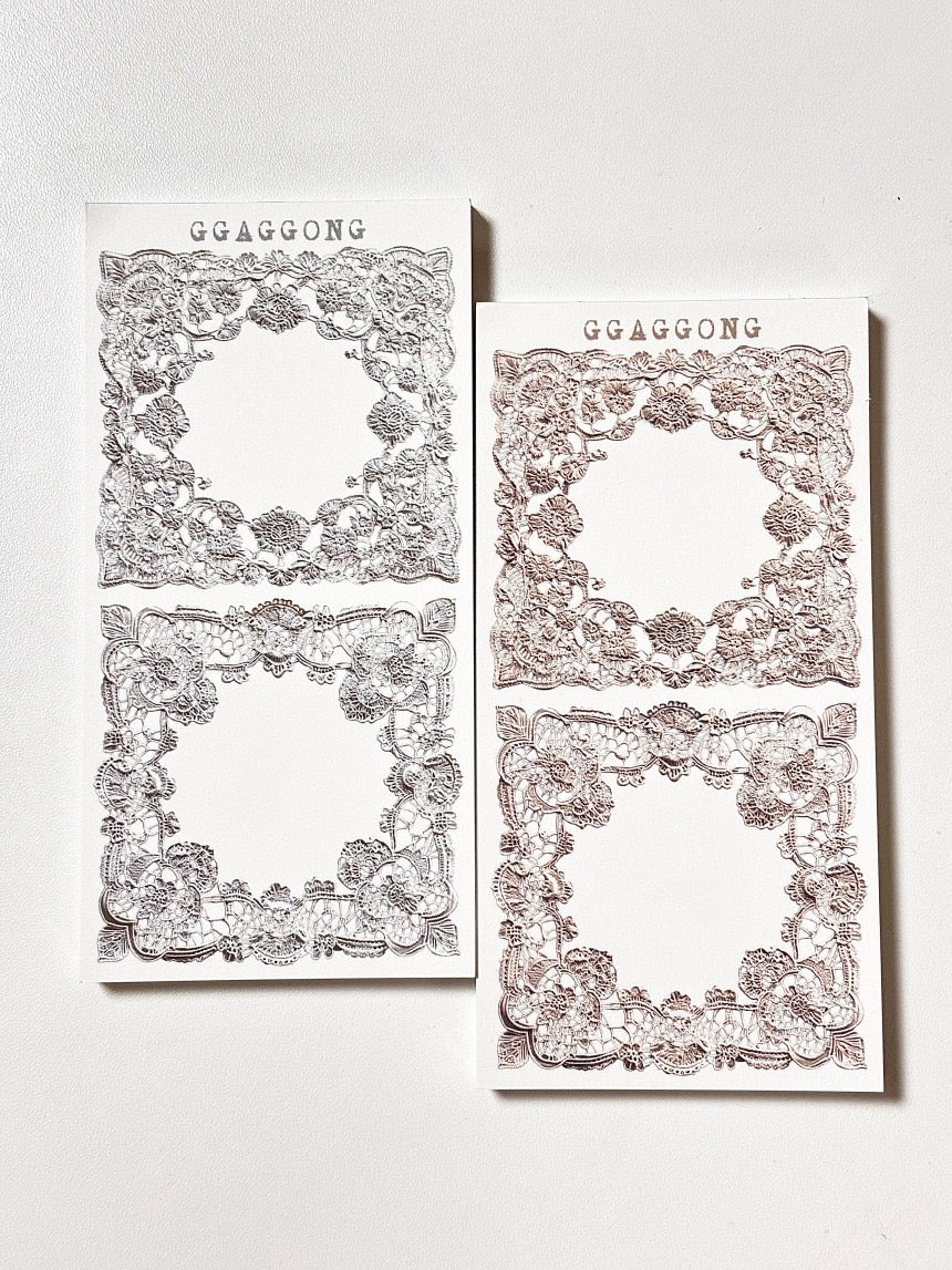 [GGAGGONG] Antique Frame Memo