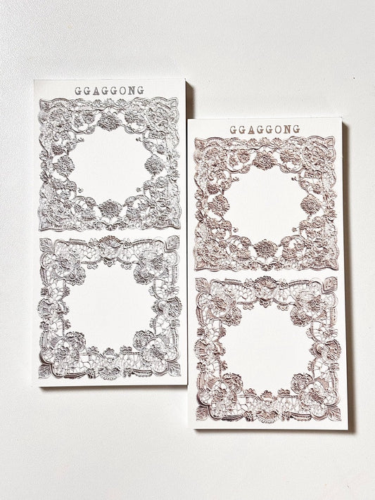 [GGAGGONG] Antique Frame Memo
